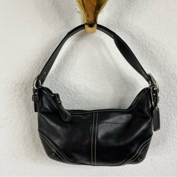 COACH NY Soho Small Black Hobo Shoulder Bag - Picture 1 of 9